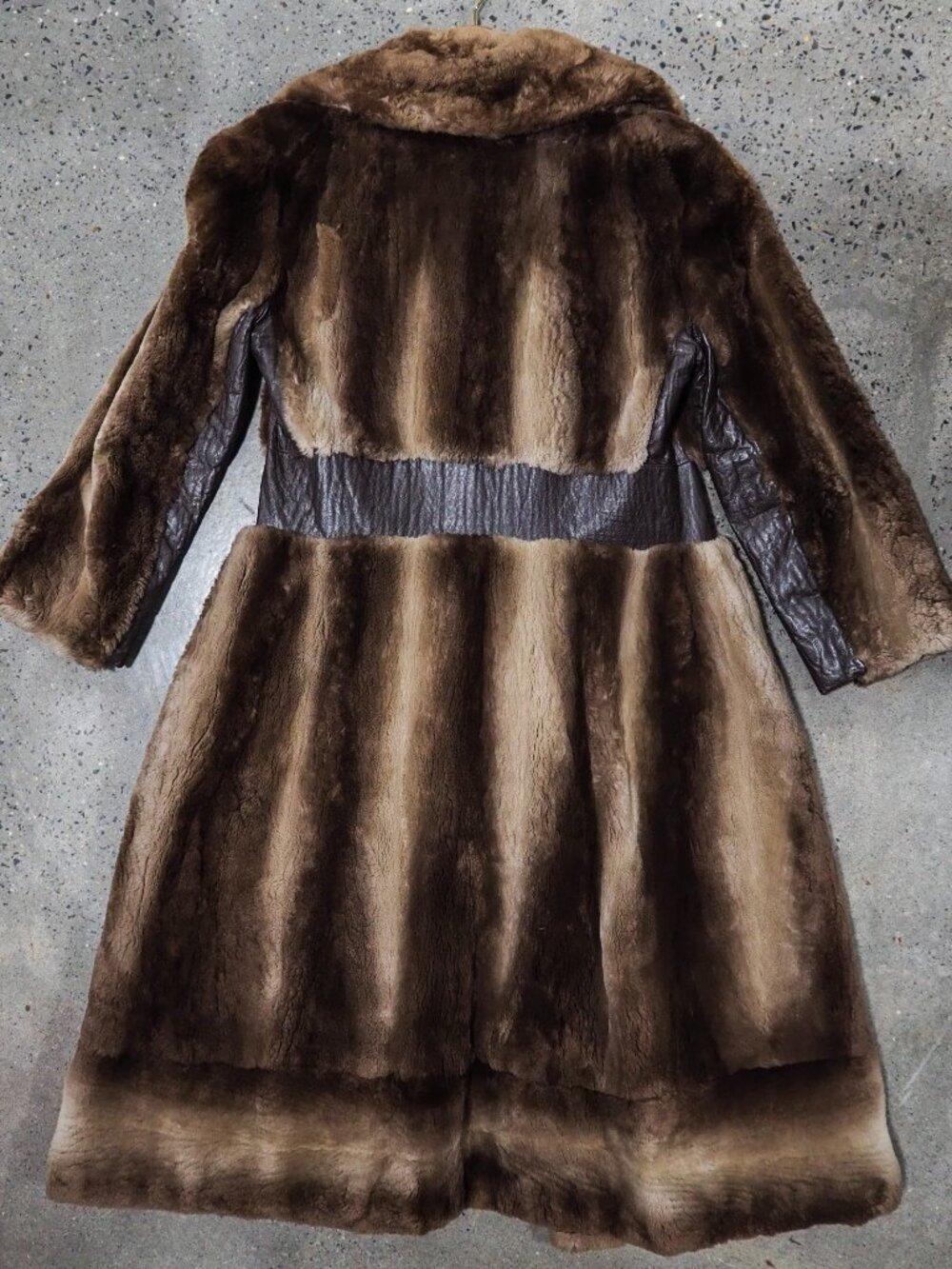 Sheared Beaver Coat - Picture 5 of 6